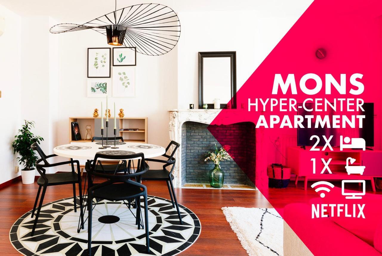 Luxury Apart' Mons City Center With Terrace Apartment Екстериор снимка
